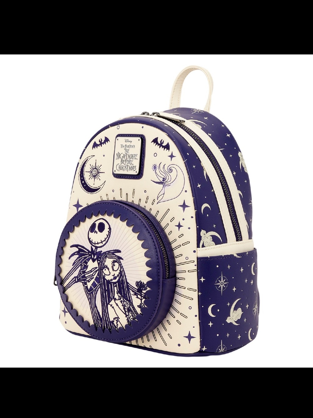 Disney The Nightmare Before Christmas Purple & Cream Kids Mini Backpack
